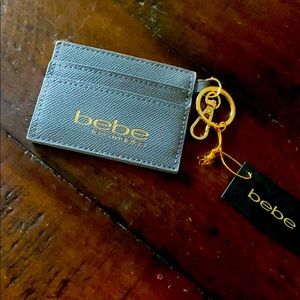 NWT bebe Clip-on credit card wallet